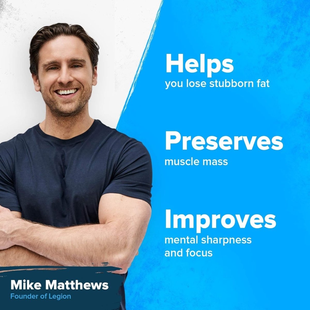 LEGION Forge Fasted Fat Burner - Thermogenic Fat Burner, Target Stomach Fat and Trim Belly Fat 45 Servings - Suppviv