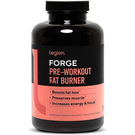 LEGION Forge Fasted Fat Burner - Thermogenic Fat Burner, Target Stomach Fat and Trim Belly Fat 45 Servings - Suppviv
