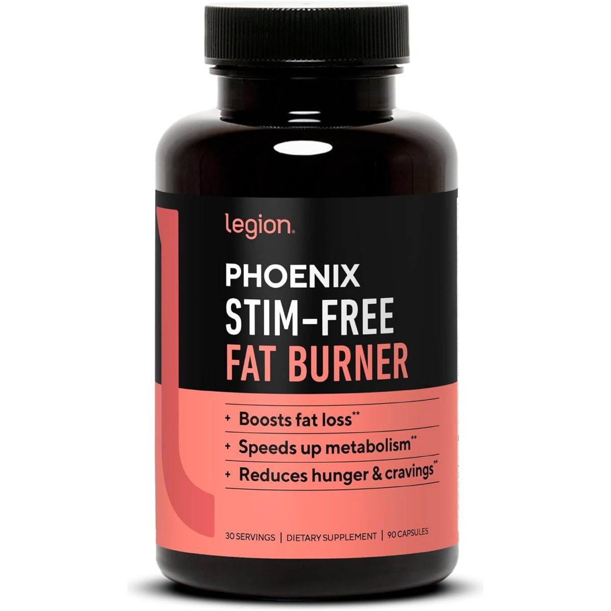 Legion Phoenix Thermogenic Fat Burners & Weight Loss Pills - 30 Serv, 90 Capsules - Suppviv
