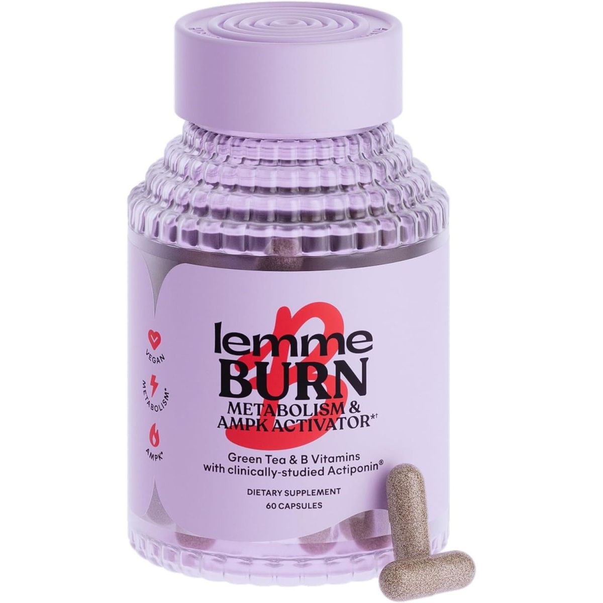 Lemme Burn - Metabolism, Belly Fat Burning + AMPK Activating Supplement for Men & Women 60 Count - Suppviv