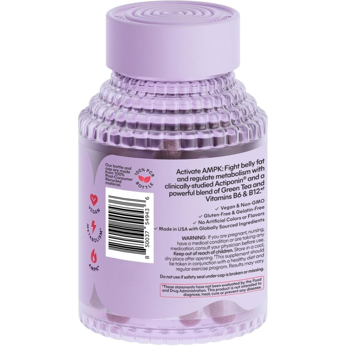 Lemme Burn - Metabolism, Belly Fat Burning + AMPK Activating Supplement for Men & Women 60 Count - Suppviv