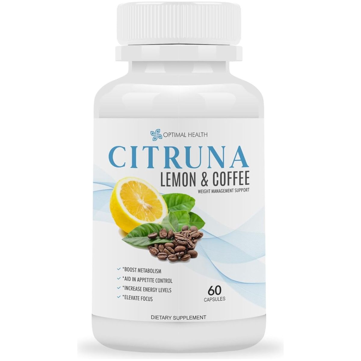 Lemon and Coffee Fat Burner - for Men and Women - 60 Capsules - Suppviv