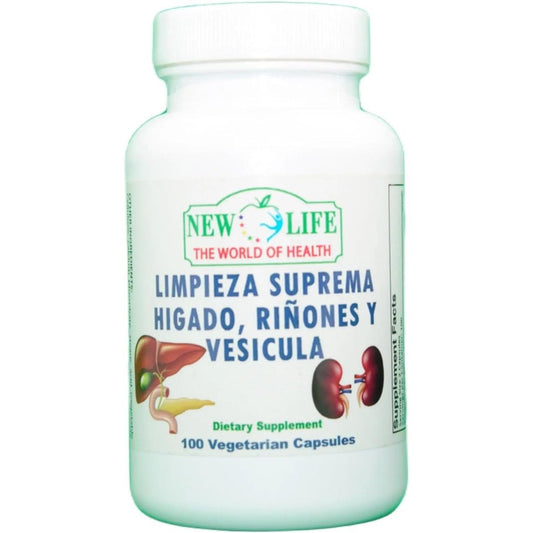 Limpieza Suprema Higado Riñon & Vesicula, Healthy Liver, 100 Veg Capsules - Suppviv