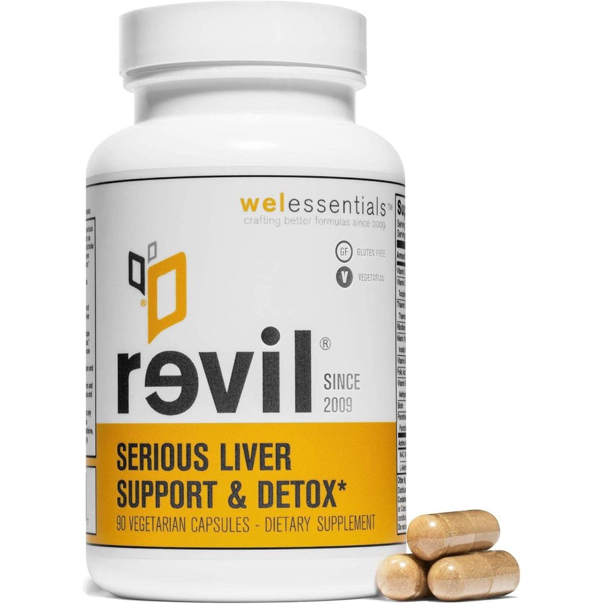 Liver and Herbal Support - 90 Capsules Milk Thistle, Burdock Vitamin C - Suppviv