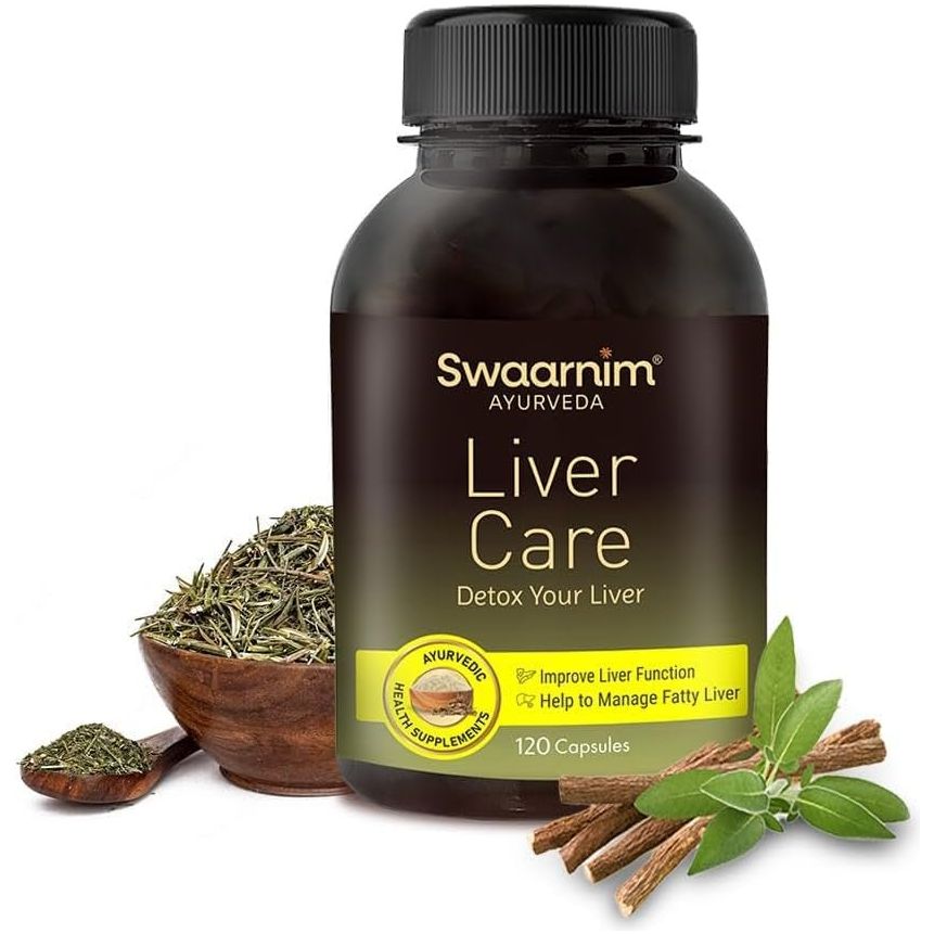 Liver Care Ayurvedic Healthy Supplements 120 Capsules 1 PACK - Suppviv