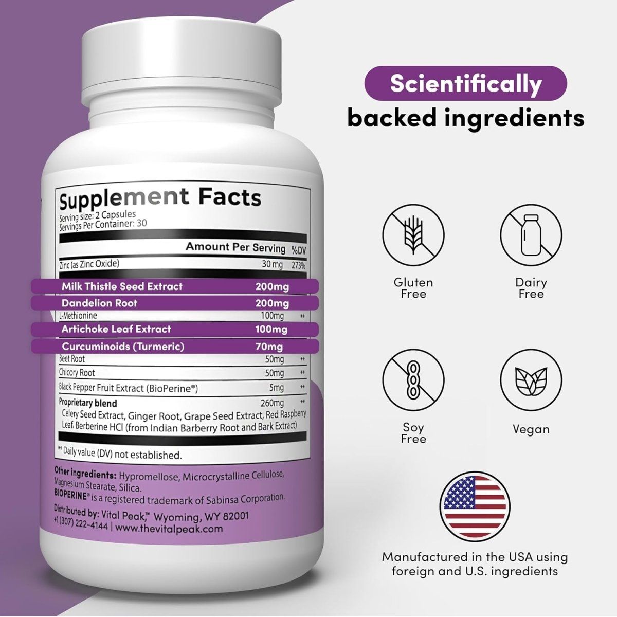 Liver Cleanse Detox & Repair - 60 Liver Detox Capsules… - Suppviv