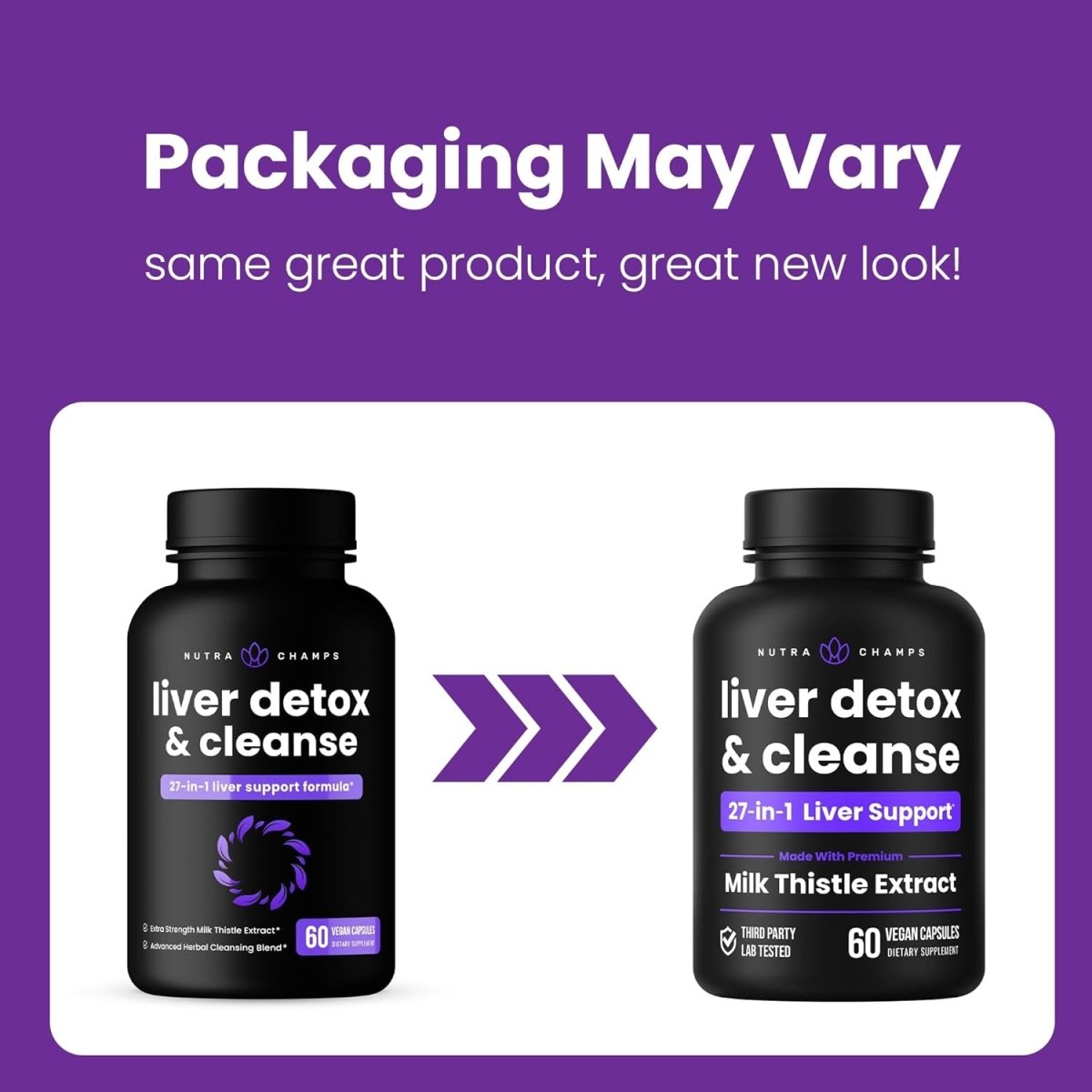 Liver Cleanse Detox & Repair Formula 60 Capsules 1 PACK - Suppviv