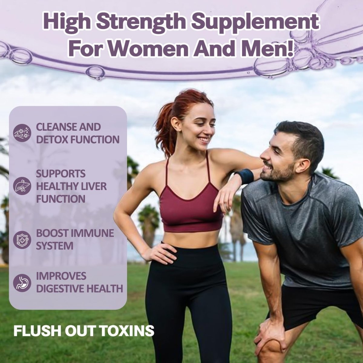 Liver Cleanse Detox & Repair Liquid 1100Mg Milk Thistle Supplement 1 PACK - Suppviv