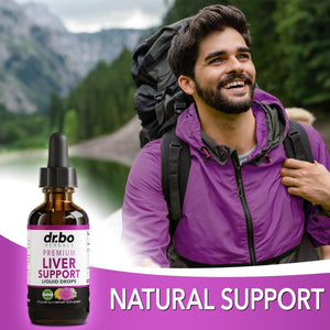 Liver Cleanse Detox & Repair Organic - Natural Liver Support Supplement Liquid Drops 2Oz - Suppviv