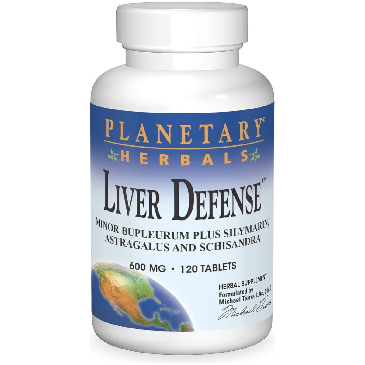 Liver Defense Planetary Herbals 120 Tabs 1 PACK - Suppviv
