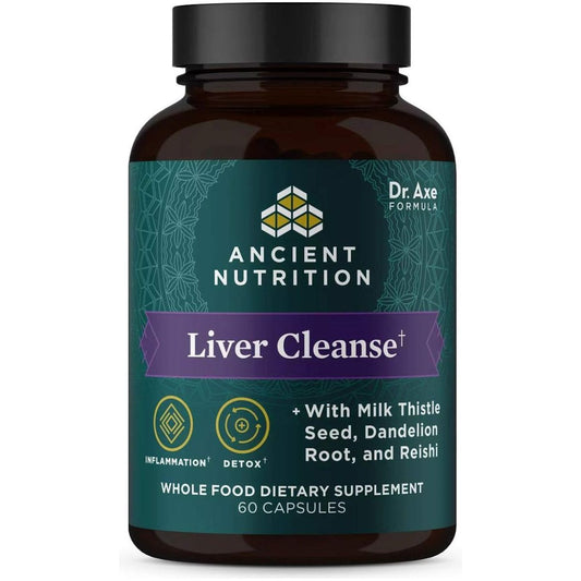 Liver Detox Supplement by Ancient Nutrition,1300Mg, 60 Count - Suppviv