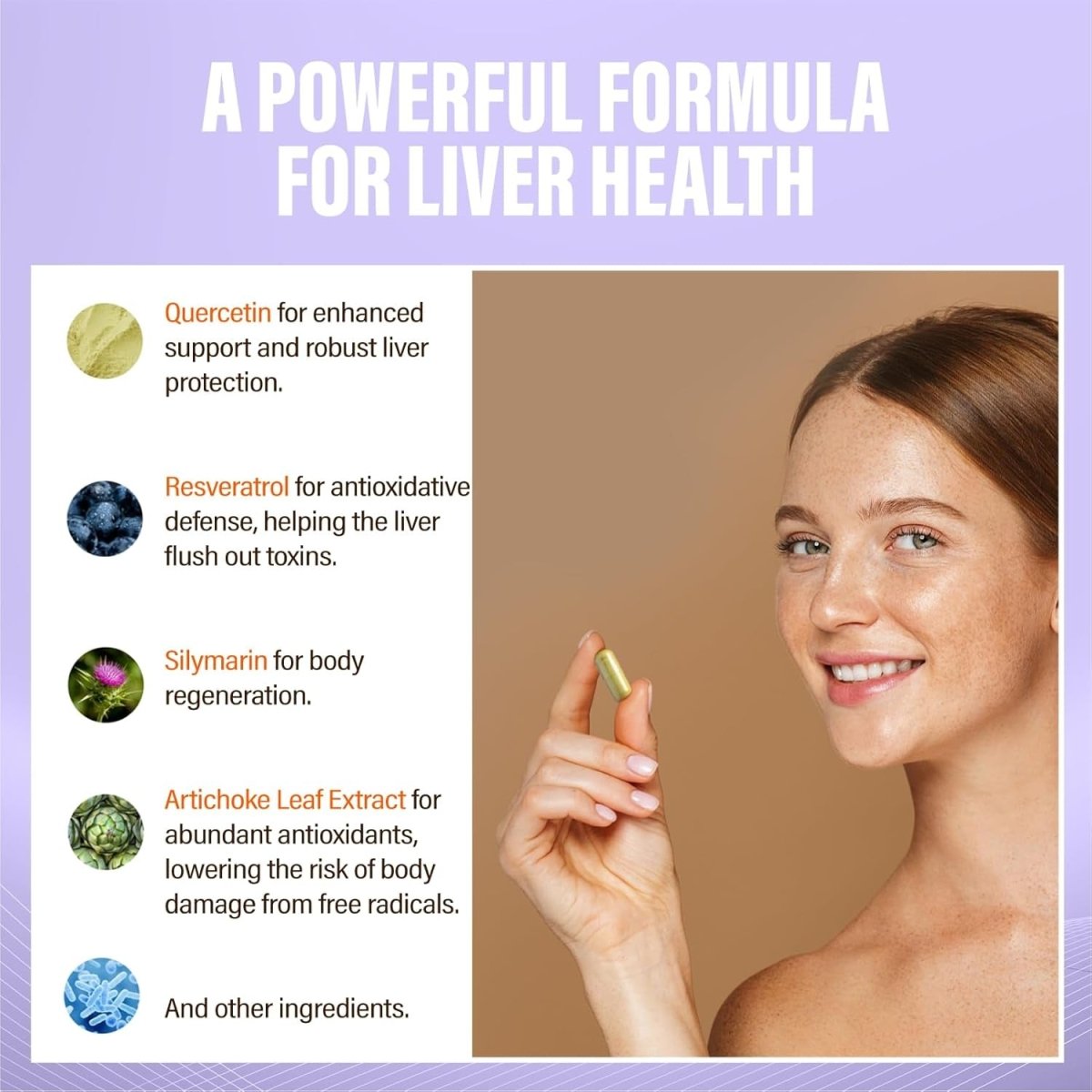 Liver Detoxification and Liver Recovery Support Supplements 1PCS - Suppviv