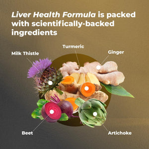 Liver Health Formula |Liver Cleanse Detox & Liver Support with Milk Thistle Extract , 30 Days Supply - Suppviv