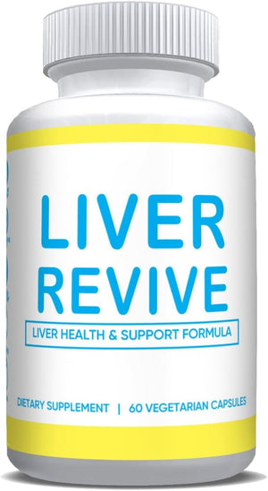 Liver Revive Natural Detox, Cleanse & Support Formula 60 Capsules - Suppviv