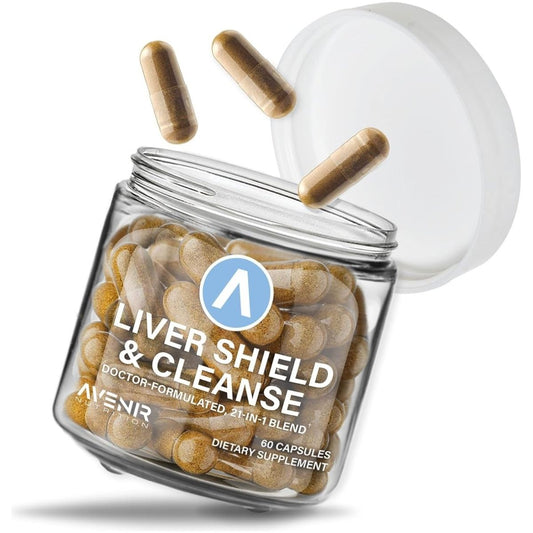 Liver Shield & Cleanse | Liver Cleanse Detox & Repair 60 Capsules - Suppviv
