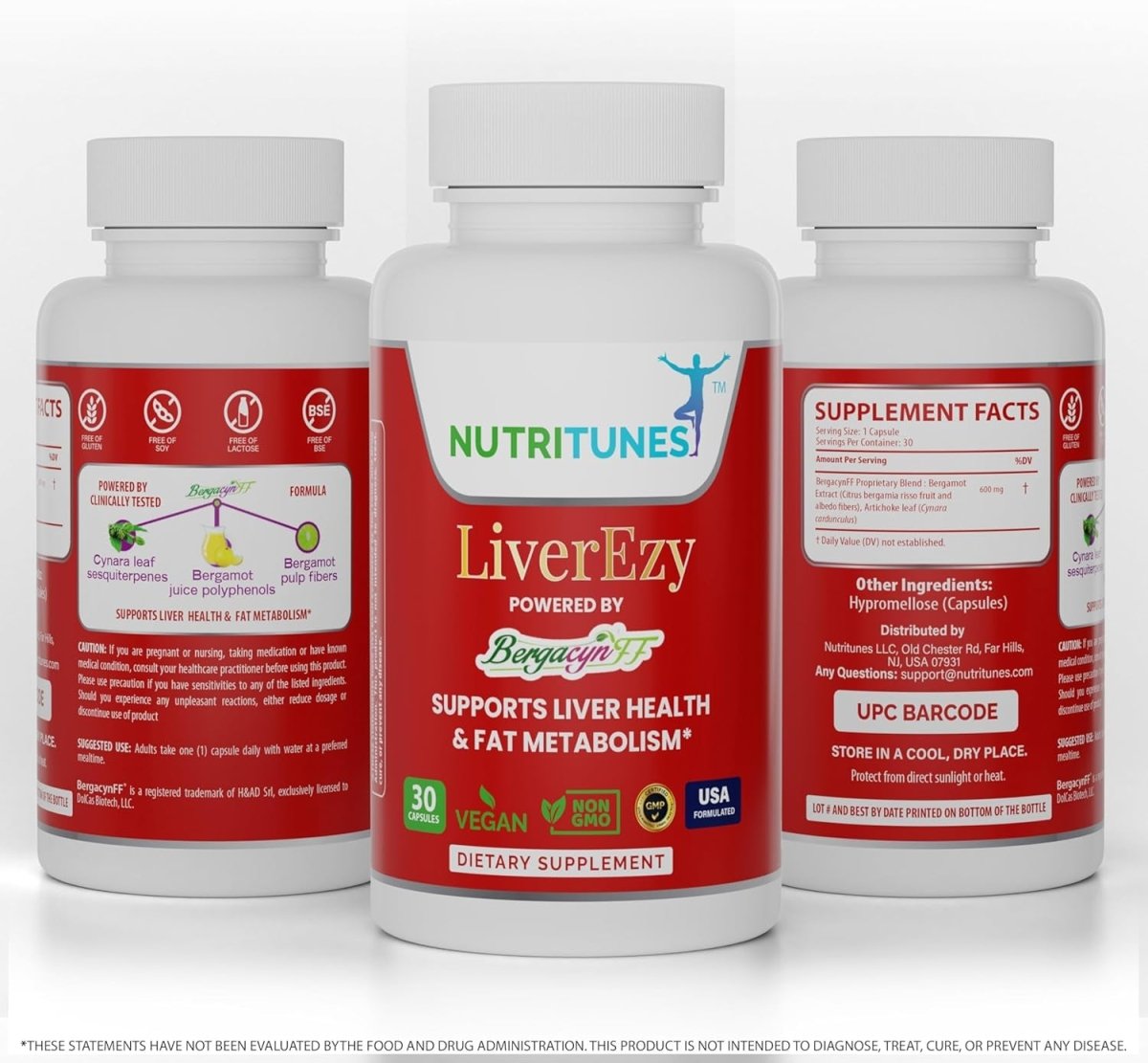 Liverezy Liver Support & Fat Metabolism Supplement 30 Capsules - Suppviv