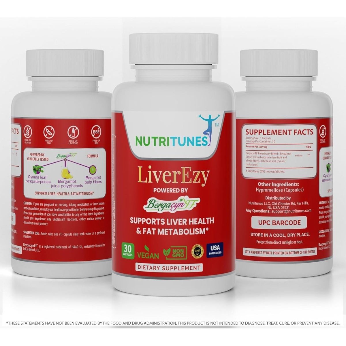 Liverezy Liver Support & Fat Metabolism Supplement 30 Capsules - Suppviv