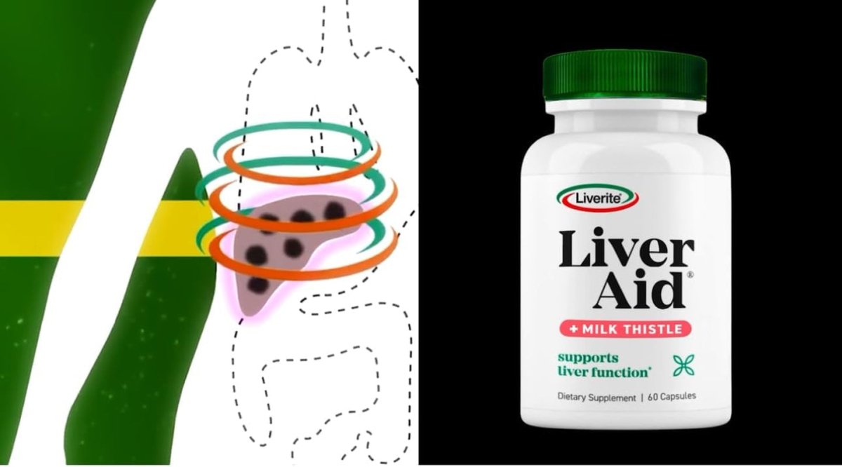 LIVERITE Liver Aid with Milk Thistle 2 - Pack 150 Capsules (Total 300) - Suppviv