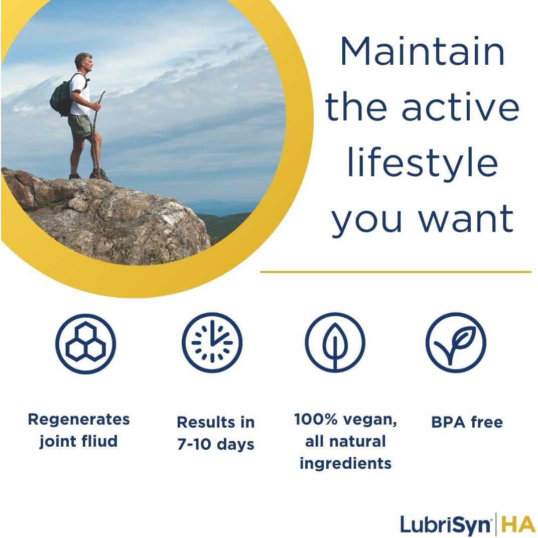 Lubrisynha Joint Supplement, Grape Flavor, 11.5Oz – Promotes Healthy Joint Function, Made in USA, 100% Vegan - Suppviv