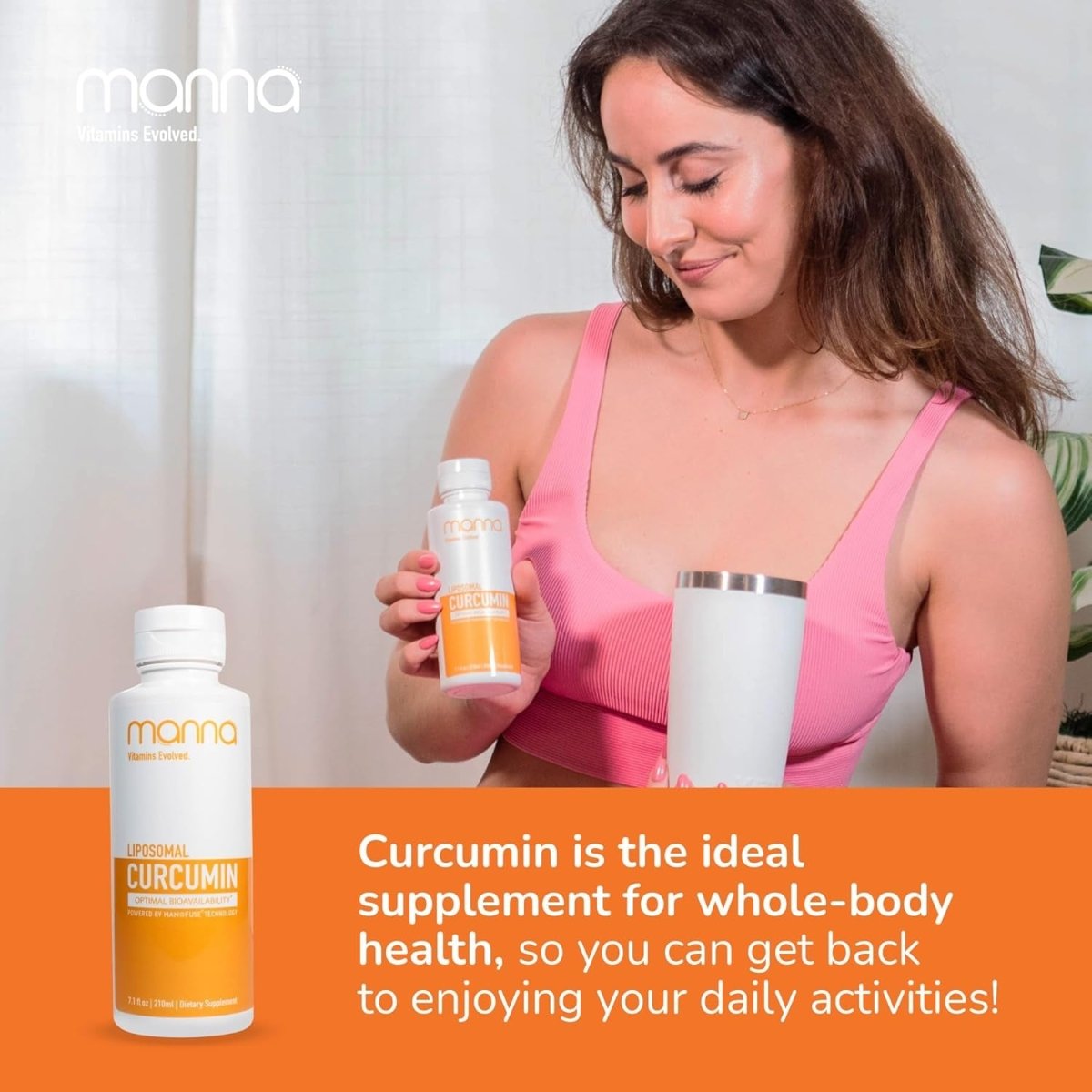 Manna Vitamins Evolved Liposomal Liquid Curcumin - Suppviv