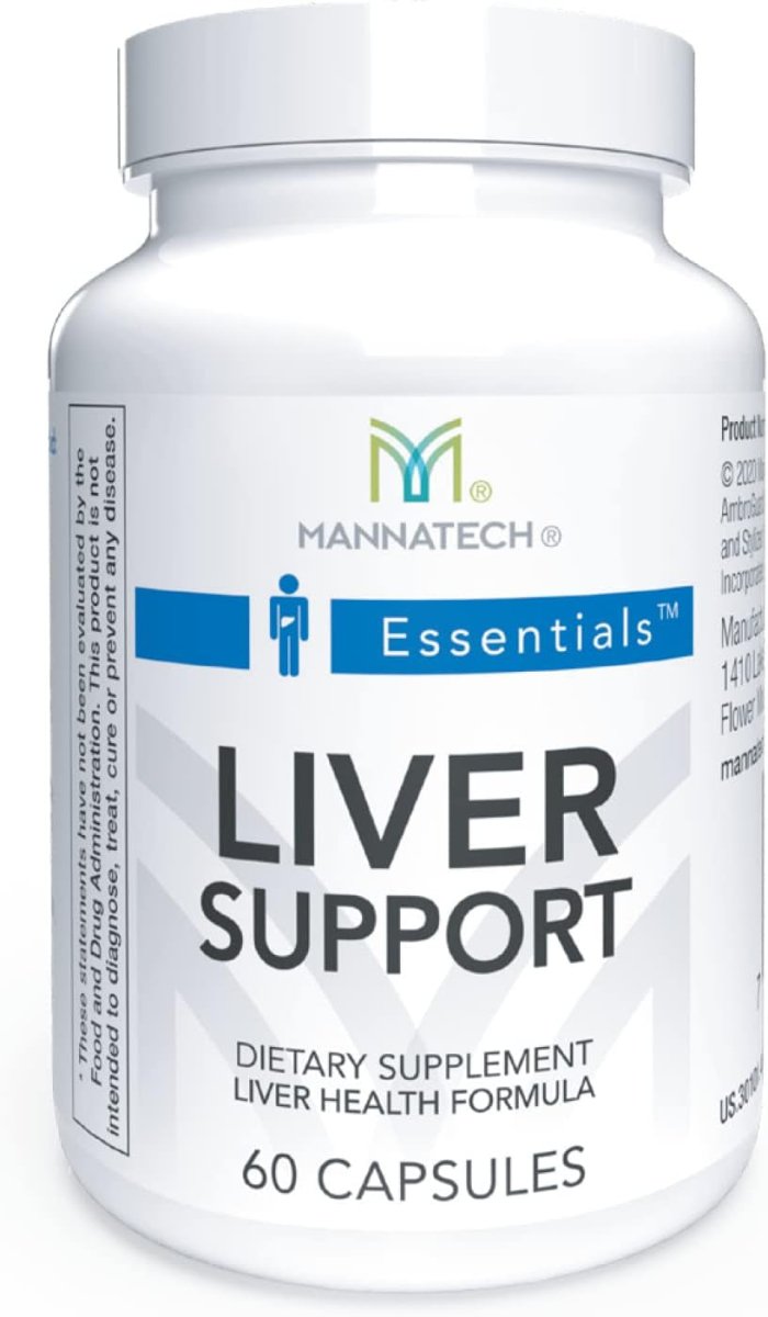 Mannatech Liver Support 60 Capsules - Liver Detox & Cleanse - Suppviv