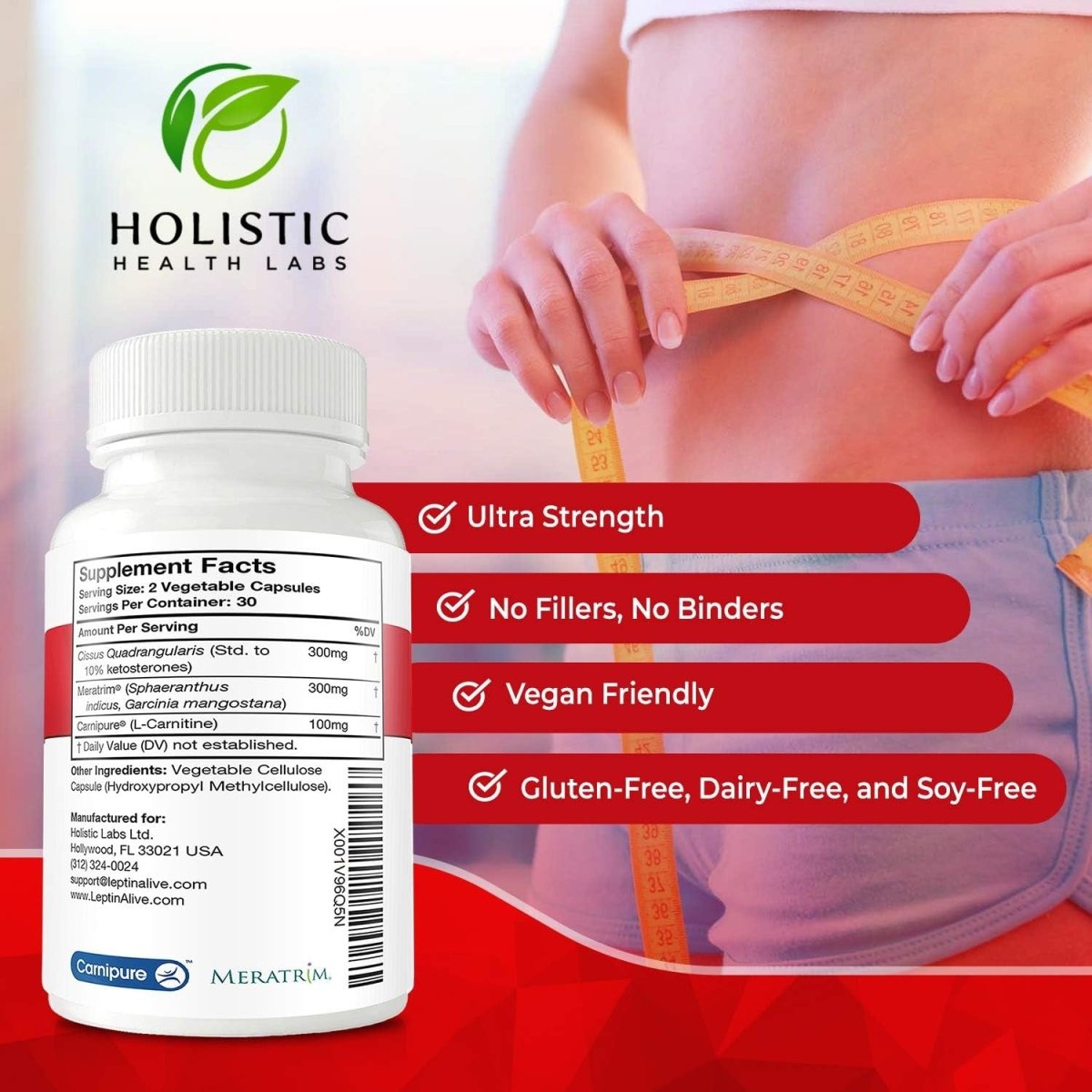 Maximum Leptin Weight Management for Women & Metabolism Support 60 Capsules - Suppviv