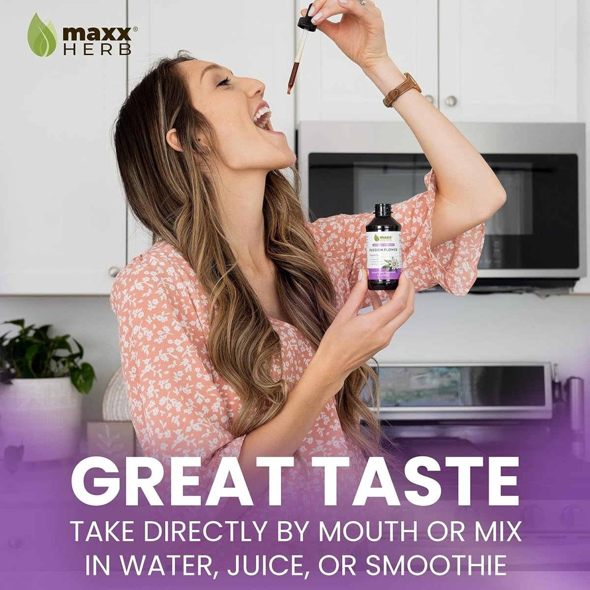 Maxx Herb Passion Flower Extract - 4 Oz Bottle (60 Servings) - Suppviv