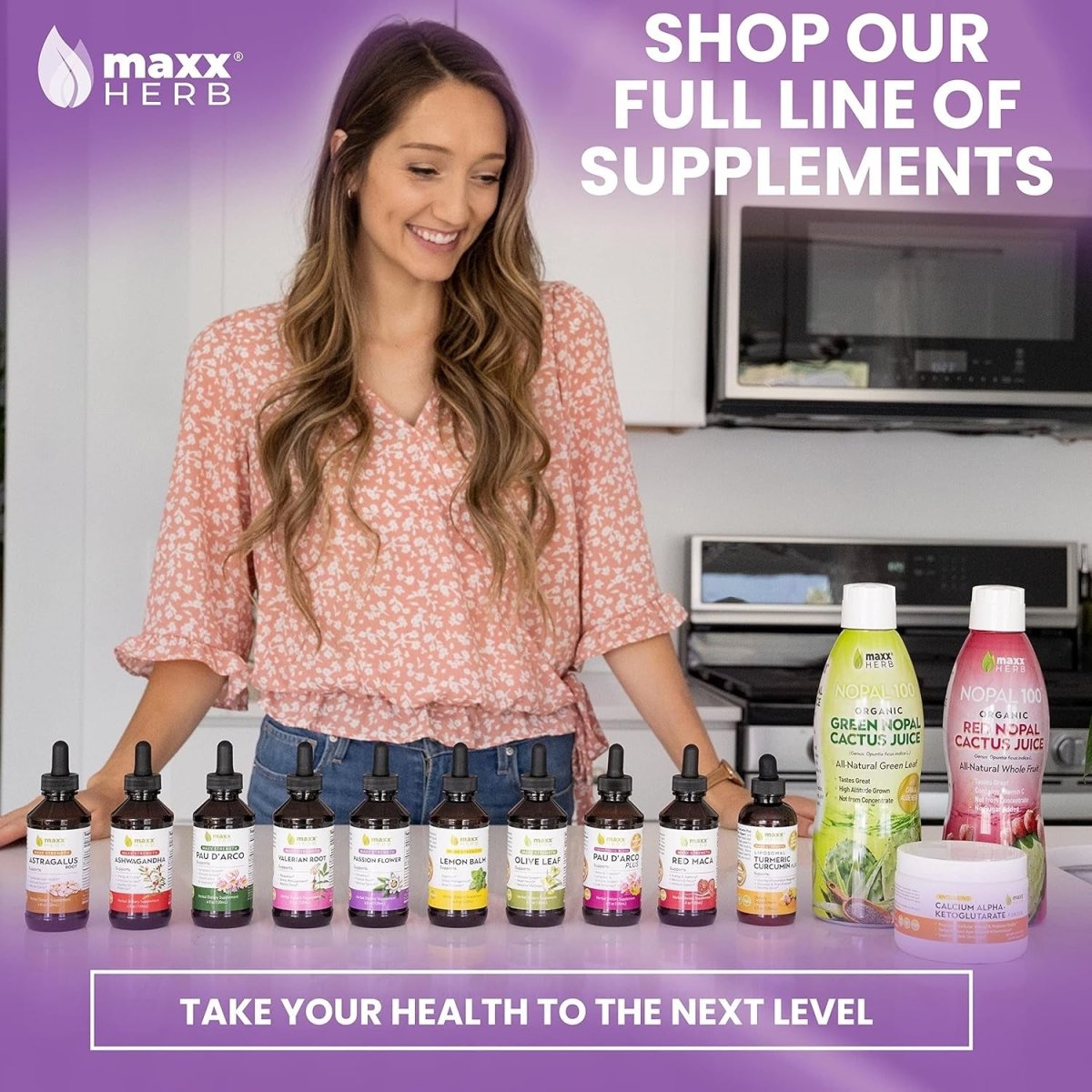 Maxx Herb Passion Flower Extract - 4 Oz Bottle (60 Servings) - Suppviv
