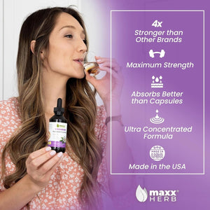 Maxx Herb Passion Flower Extract - 4 Oz Bottle (60 Servings) - Suppviv