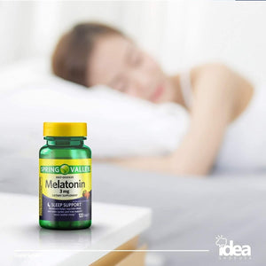 Melatonin Fast Dissolve Tablets - Sleep Support by Spring Valley 120 Ct - Suppviv