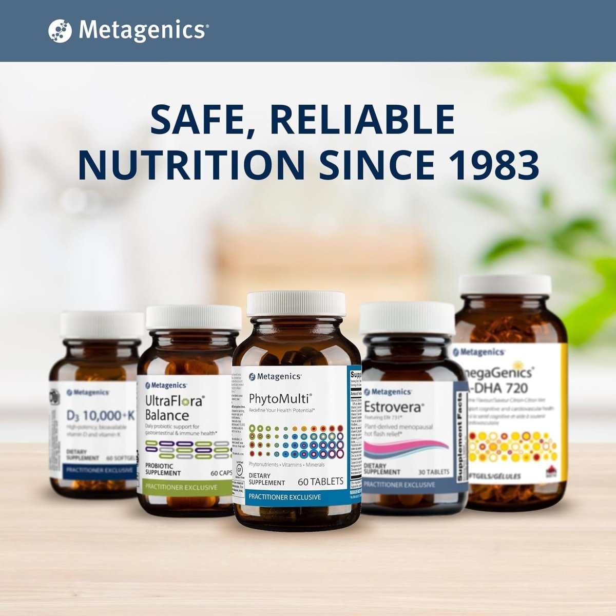 Metagenics Exhilarin - Energy & Stress Tolerance Support* - 60 Tablets - Suppviv