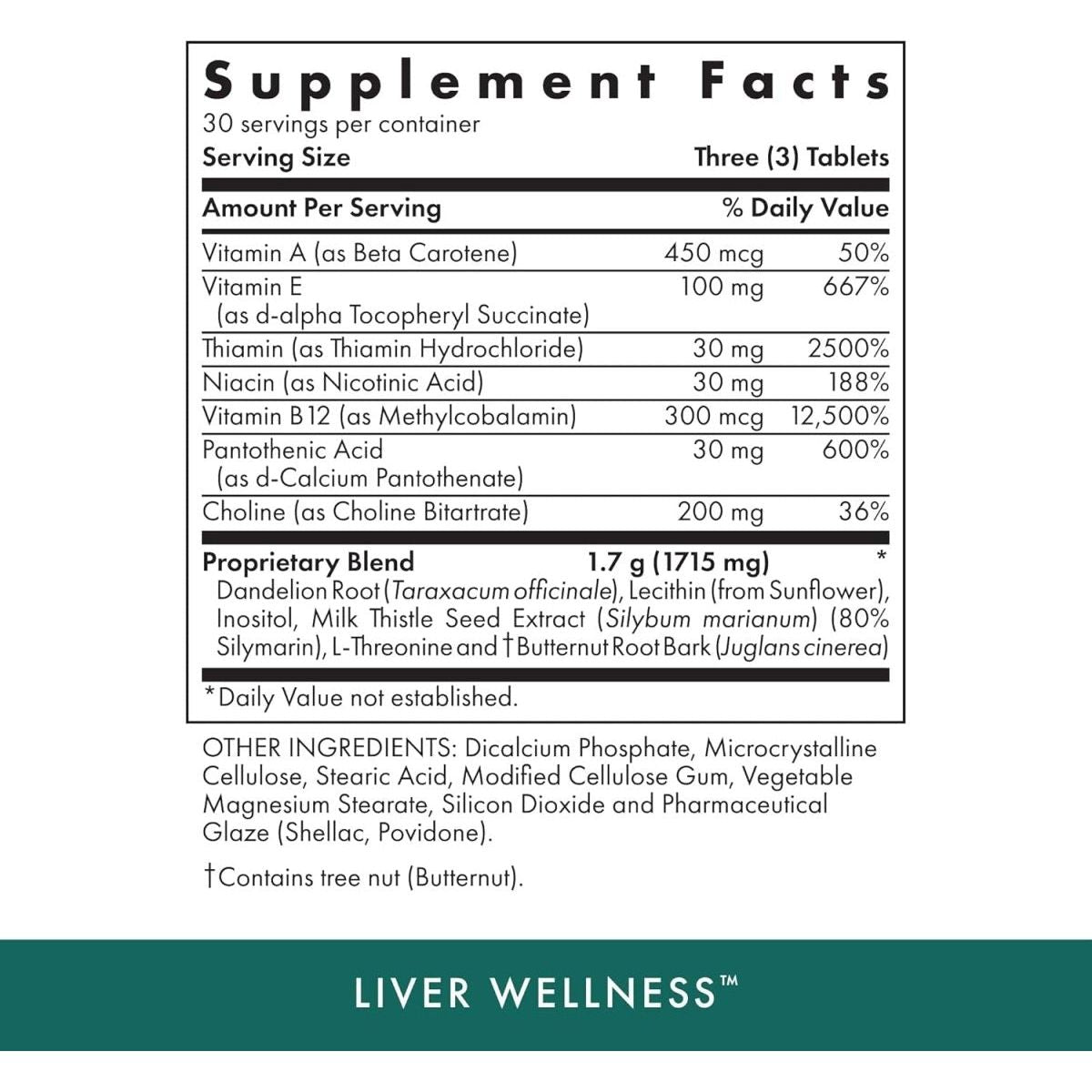 MICHAEL'S Health Naturopathic Programs Liver Wellness - 90 Vegetarian Tablets - Suppviv