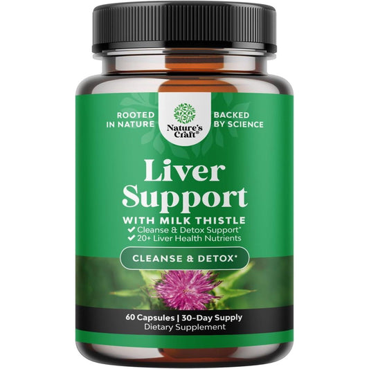 Milk Thistle Herbal Liver Support & Milk Thistle Extract 1 PACK - Suppviv