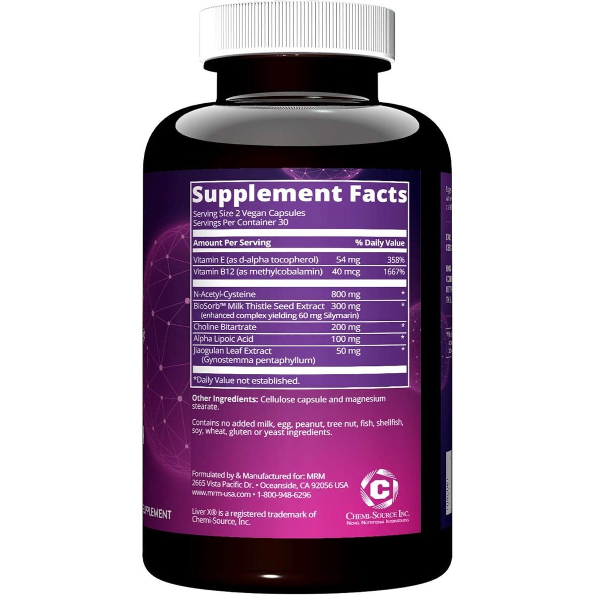 MRM Nutrition Liver X Detoxification & Daily Liver Support 30 Servings - Suppviv