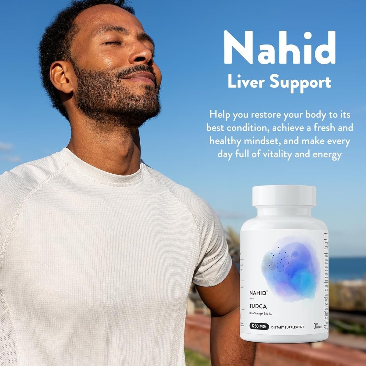 Nahid Liver Support Supplement, 120 Billion Cfus Probiotics, for Men and Women 60 Capsules - Suppviv