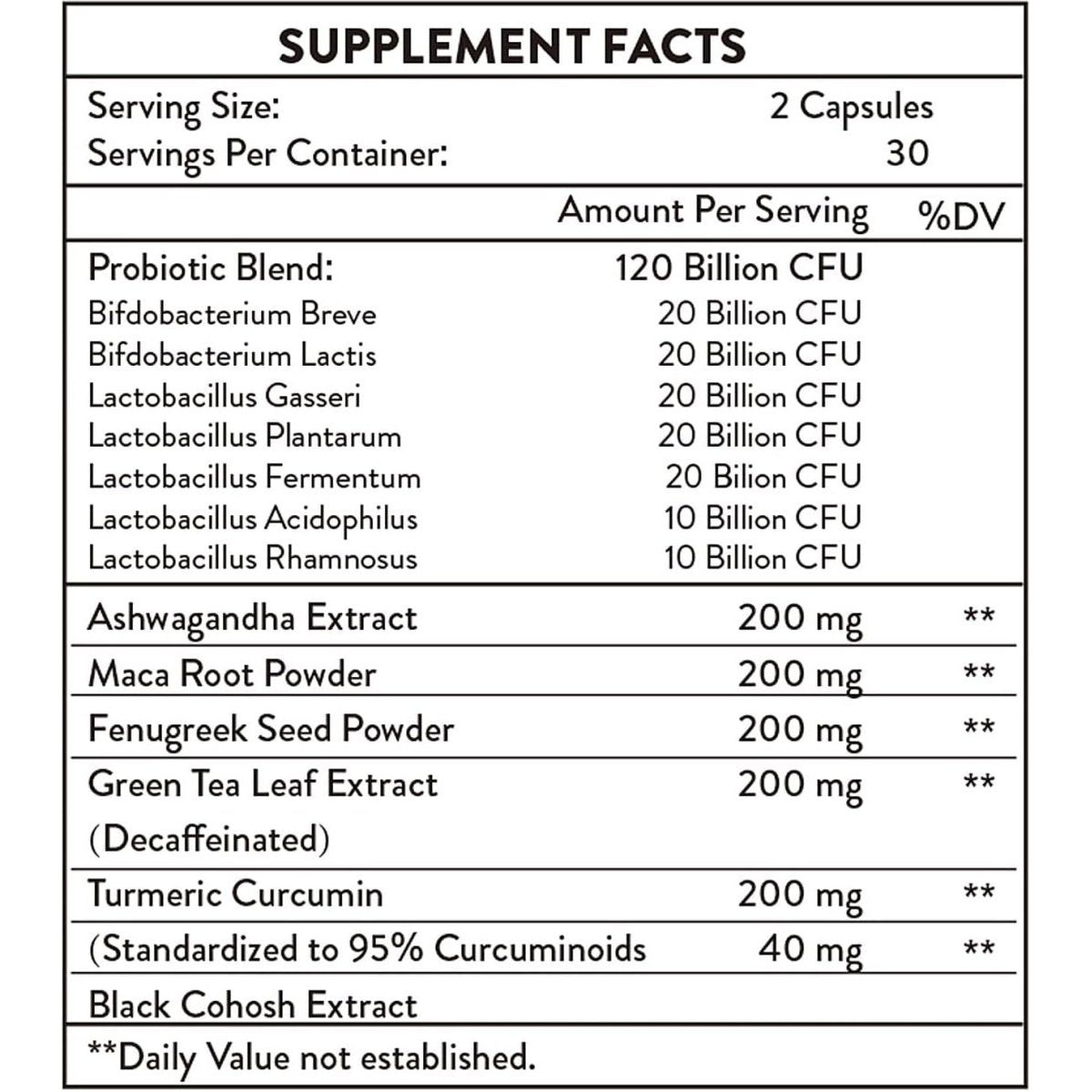 Nahid Liver Support Supplement, 120 Billion Cfus Probiotics, for Men and Women 60 Capsules - Suppviv