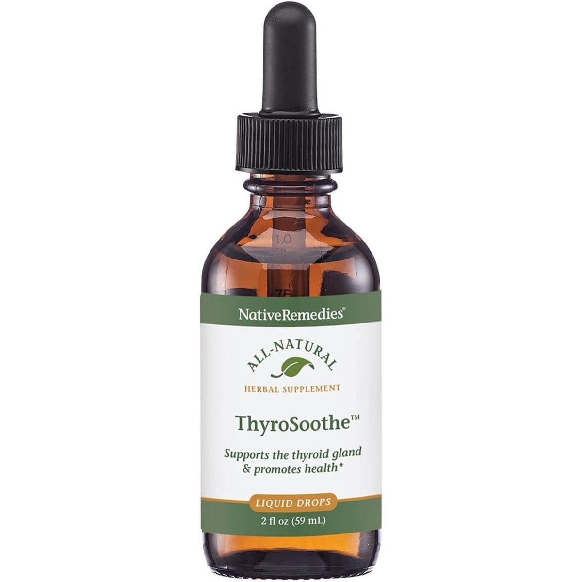 Native Remedies Thyrosoothe - All Natural Herbal Supplement Soothes the Thyroid Gland 59 Ml - Suppviv