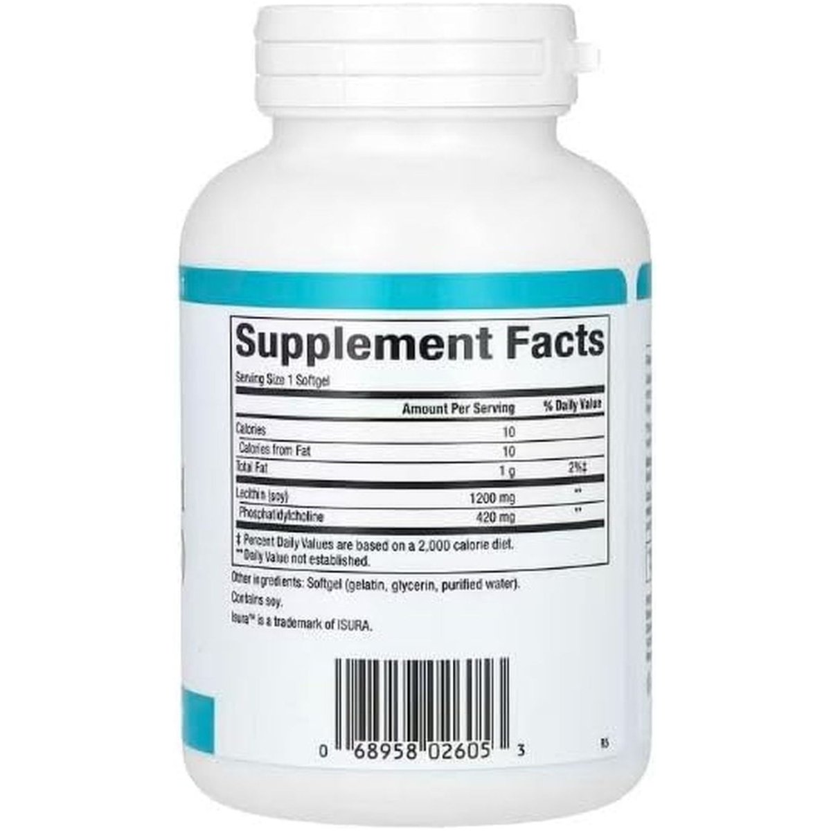 Natural Factors - Phosphatidyl Choline (PC) 420Mg, Supports Healthy Liver Function, 90 Soft Gels - Suppviv