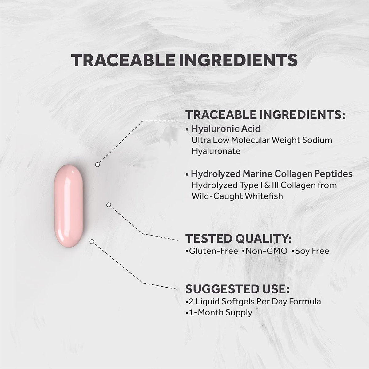 Naturalis Hyaluronic Acid 200Mg, 10X Better Absorption Ultra Low Molecular Weight | 60 Softgels - Suppviv