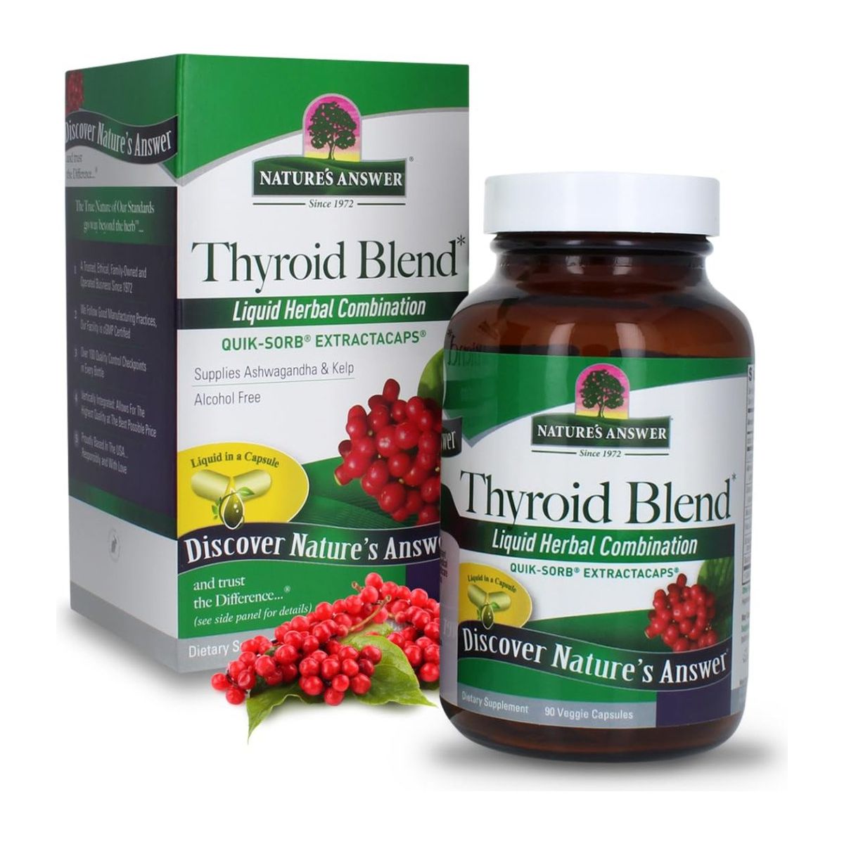 Nature'S Answer Thyroid Complete Liquid 90 Capsules 1 PACK - Suppviv