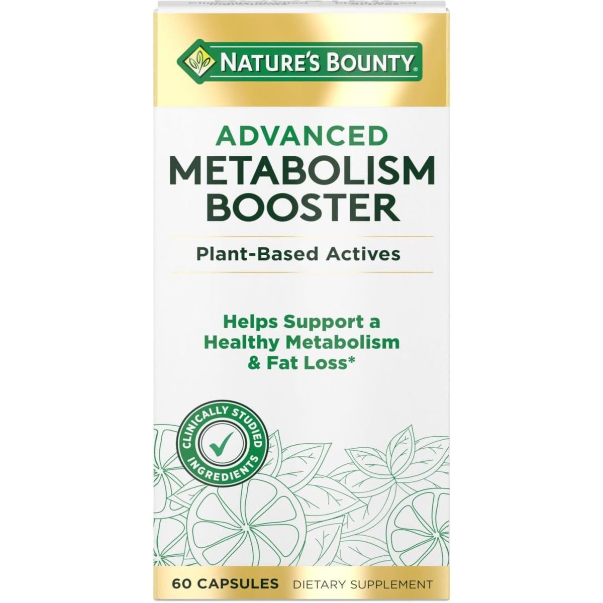 Nature'S Bounty Advanced Metabolism Booster, Helps Support Healthy Metabolism & Fat Loss, 60 Capsules - Suppviv