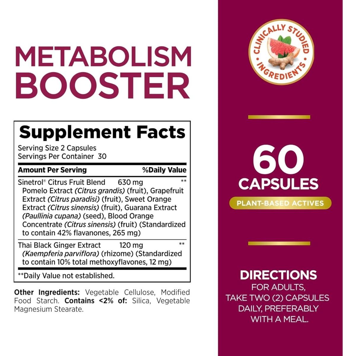 Nature'S Bounty Optimal Solutions Metabolism Booster Supplement, 60 Capsules - Suppviv