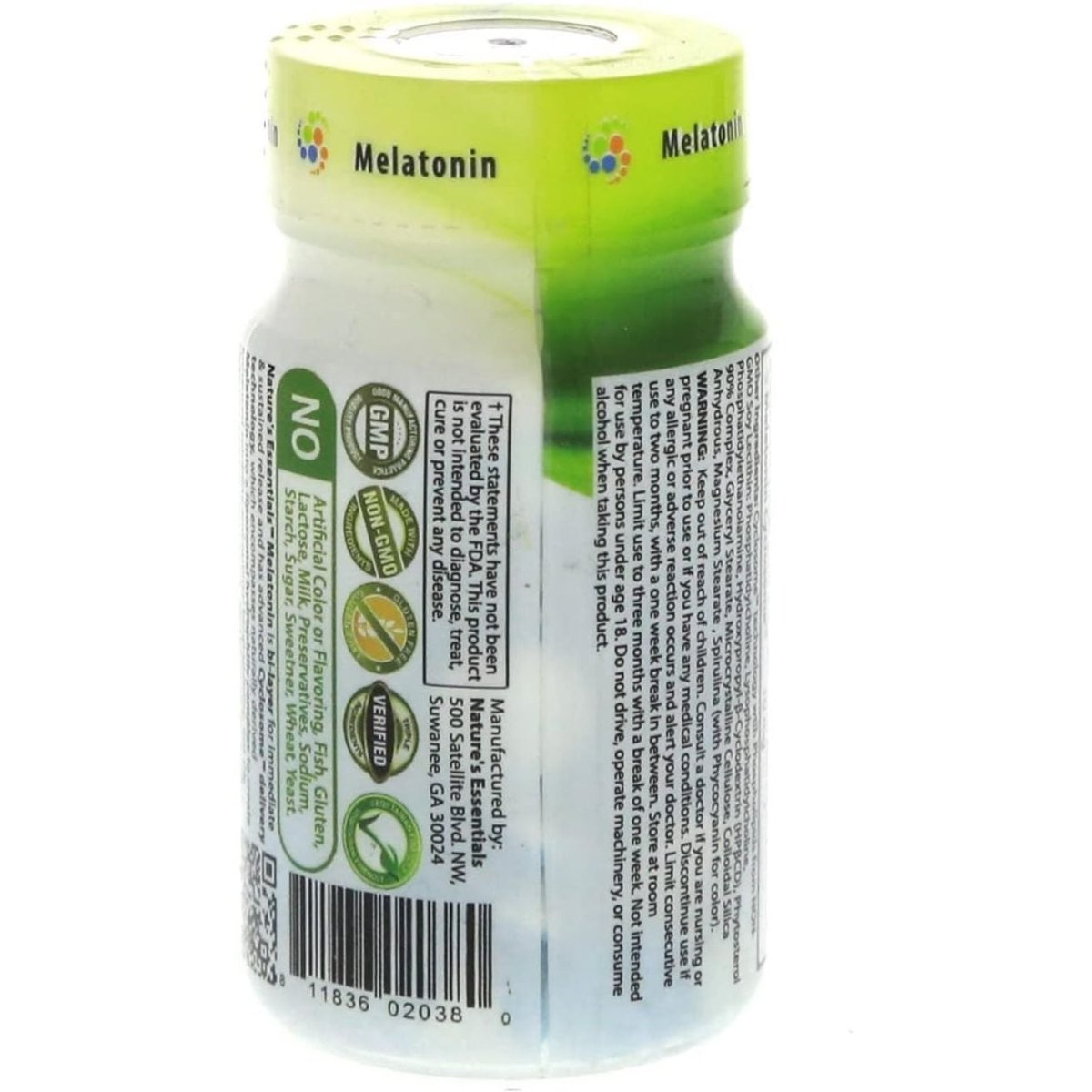 NATURE'S ESSENTIALS Melatonin 10Mg - Advanced Cyclosome Liposomal Delivery 60 Tablets - Suppviv