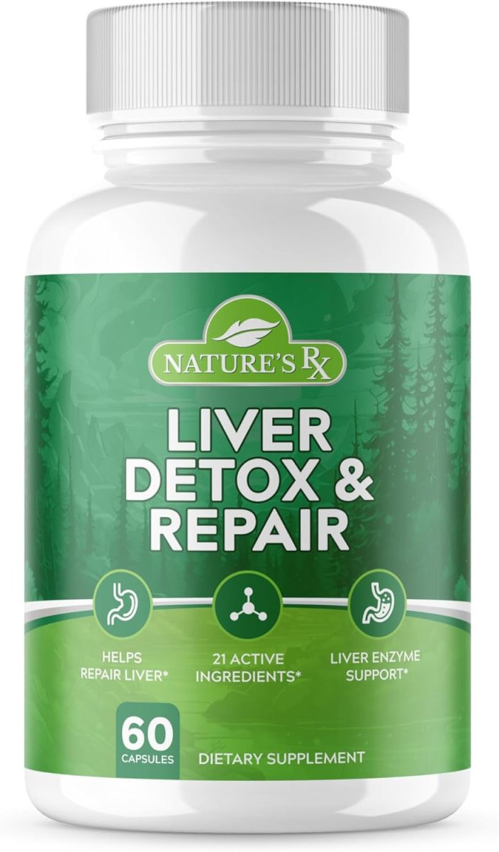 Nature'S RX - Optimize Liver Function, Repair Liver Enzymes - 60 Capsules - Suppviv