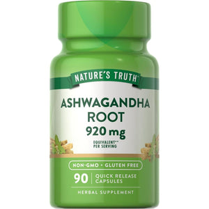 Nature'S Truth Ashwagandha Capsules | 920 Mg | 90 Count | Non - Gmo & Gluten Free Supplement - Suppviv