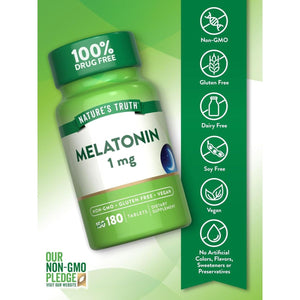 Nature'S Truth Melatonin 1 Mg | 180 Tablets - Suppviv