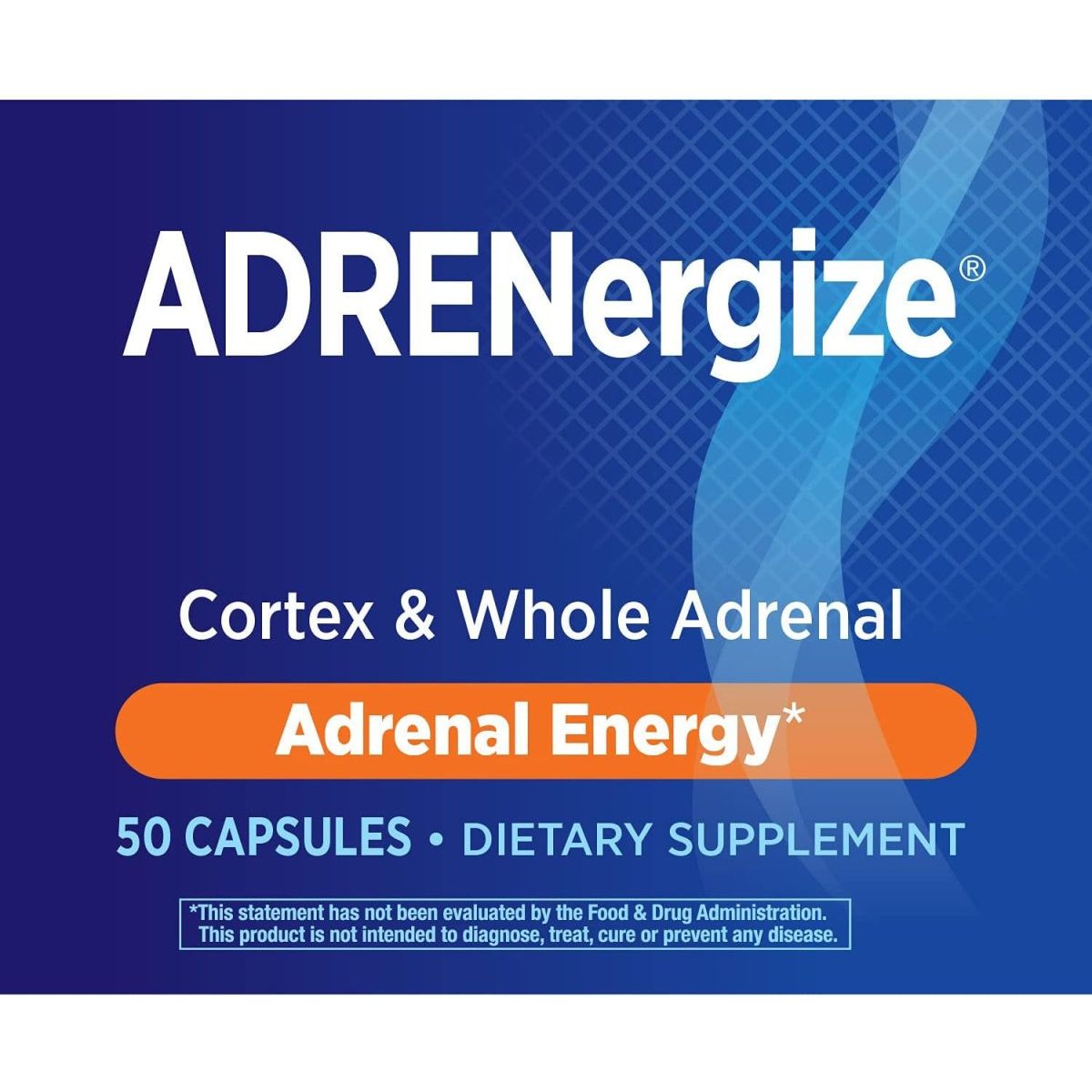 Nature'S Way Adrenergize with Adrenal Cortex & Whole Adrenal, Energy Support*, 50 Capsules - Suppviv