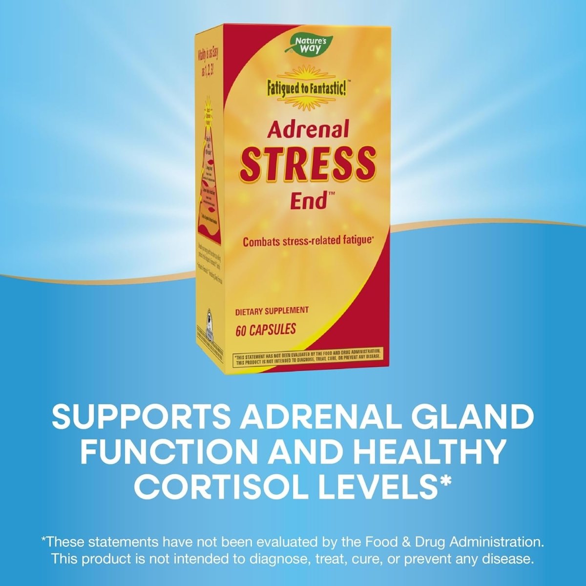 Nature'S Way Fatigued to Fantastic! Adrenal Stress End, 60 Count - Suppviv