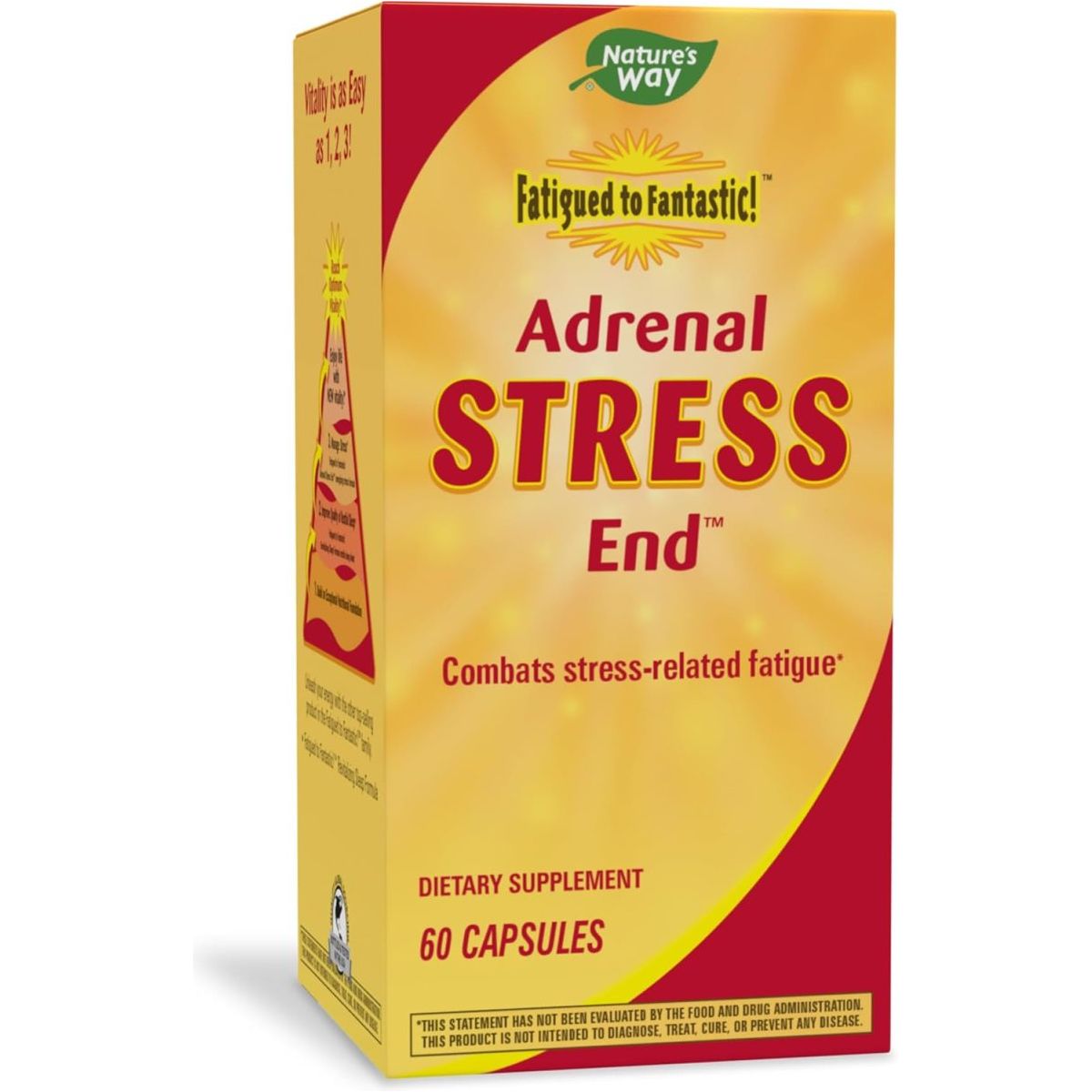 Nature'S Way Fatigued to Fantastic! Adrenal Stress End, 60 Count - Suppviv