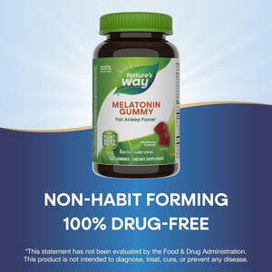 Nature'S Way Melatonin Gummies - Supports Restful Sleep for Adults 120 Count - Suppviv